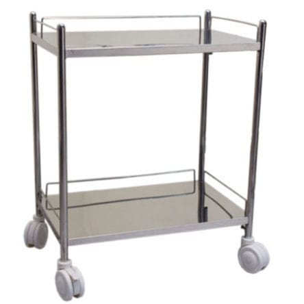 Carrello medico - 991 - Shree Hospital Equipments - per strumenti / per apparecchio / in acciaio inossidabile