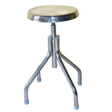 Sgabello per ambulatorio - 999 - Shree Hospital Equipments - quadrato / in acciaio inossidabile / beige