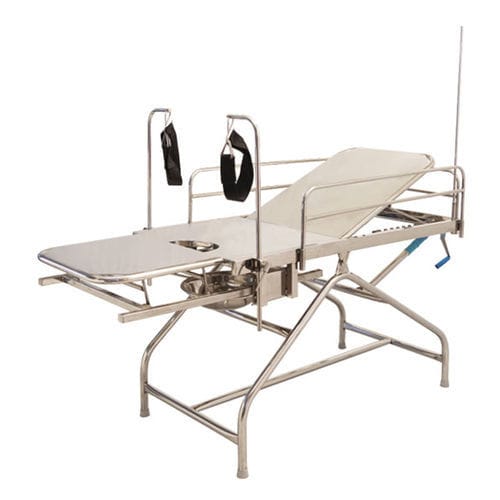 Tavolo operatorio per ginecologia - 976 - Shree Hospital Equipments - meccanico / basculante / con poggiagambe