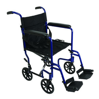 Sedia a rotelle passiva - TCA1916BL  - Roscoe Medical - da esterno / da interno / pieghevole