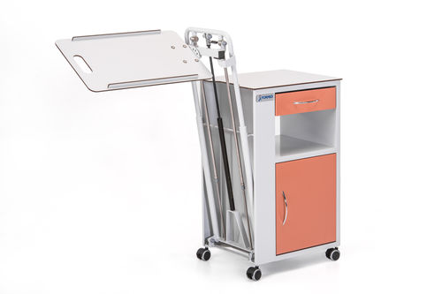 Comodino con rotelle - EMU PLUS - Formed - con tavolino servitore / con cassetti / con blocco