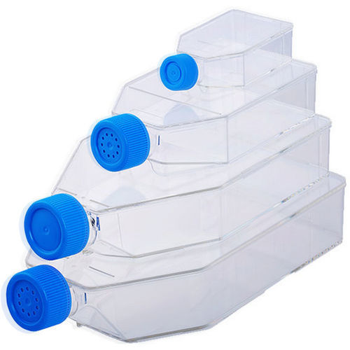 Matraccio per coltura cellulare - P2101 series - ABDOS LABTECH PRIVATE LIMITED.  - per coltura tissutale / in polistirene / graduato