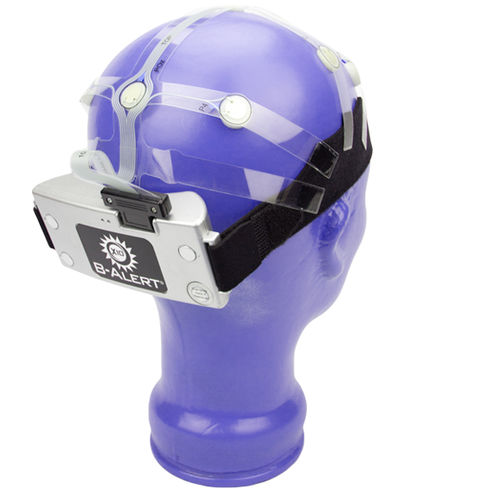 Elettroencefalografo 10 canali - B-Alert® X10 - Advanced Brain Monitoring - con cartografia EEG / con connessione senza filo / da indossare