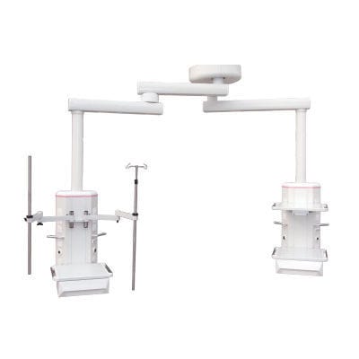 Doppio braccio di distribuzione a soffitto - DT120 - Shanghai PAX Medical Instrument - per anestesia / per endoscopia / con colonne