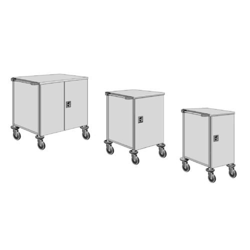 Carrello medico - WZ series - SMS spółka z o.o. - di sterilizzazione / per materiale sterile / di trasporto