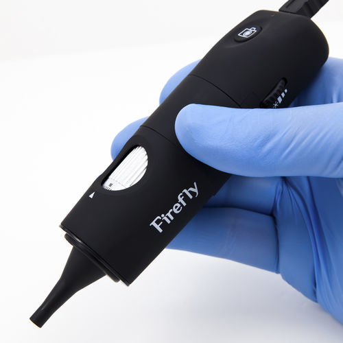 Videotoscopio pediatrico - DE500 - Firefly Global  - ad alta definizione / con speculum / con connessione USB