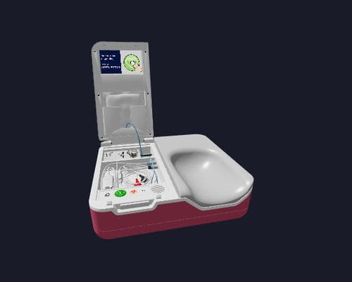 Defibrillatore esterno automatizzato - SALI - Inovytec Medical Solutions - per spazio pubblico / con connessione wireless / con monitor ECG