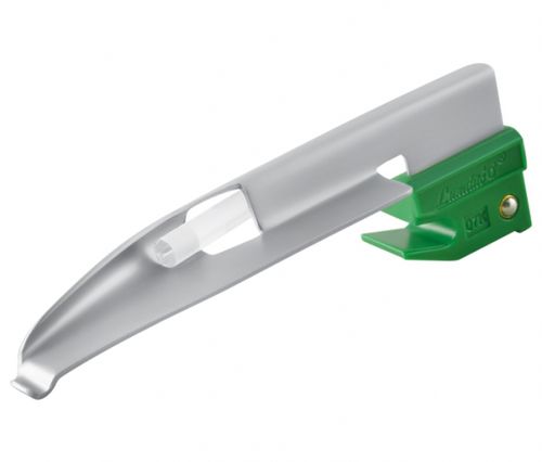 Lama per laringoscopio Seward - Lunalite (D) - Invotech Excel - in metallo / in fibra ottica / monouso