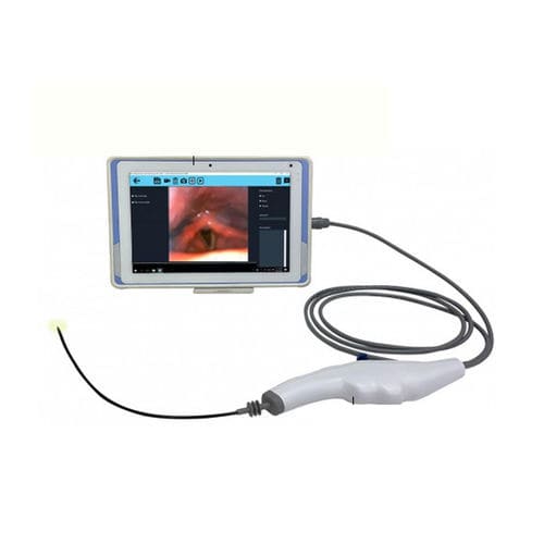 Videofaringoscopio ad alta definizione - EES100 - Medimaging Integrated Solution - con video monitor integrato / monouso