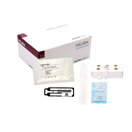 Kit di test per diagnosi COVID-19 - mLabs®  - Micropoint BioScience Inc. - per antigeni / SARS-COV-2 / nasale