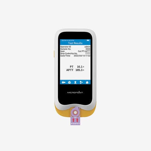 Analizzatore POC veterinario - qLabs® QV-3 Plus - Micropoint BioScience Inc. - di protrombina / di sangue / di sangue totale