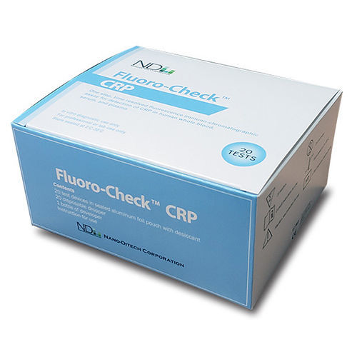 Test rapido per malattie cardiovascolari - Fluoro-Check™ - Nano-Ditech Corporation - di proteine / di CRP / di siero