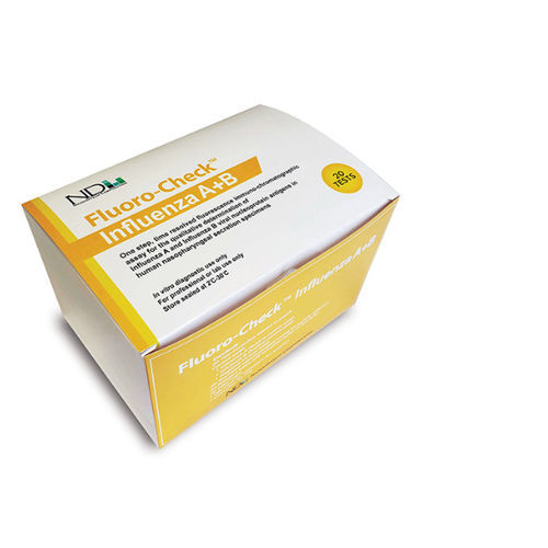 Test rapido per malattie infettive - Fluoro-Check™ - Nano-Ditech Corporation - dell'influenza A / dell'influenza B / nasofaringeo
