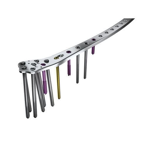 Placca di compressione per grandi frammenti ossei - SIGNEX - OSTEONIC - prossimale / laterale / bloccata