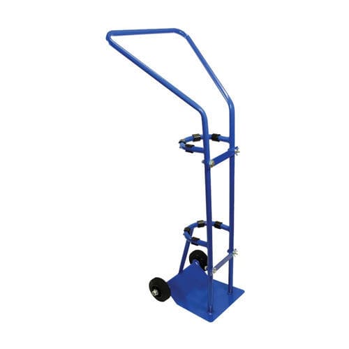 Carrello medico - M08E - Oxylitre Ltd. - portabombole di ossigeno / di trasporto / in acciaio inossidabile