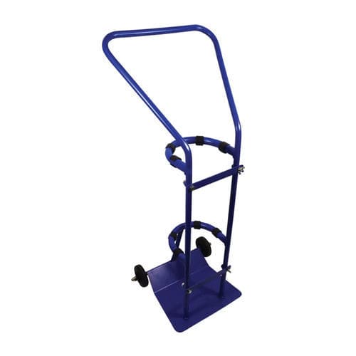 Carrello medico - M08F - Oxylitre Ltd. - portabombole di ossigeno / di trasporto / in acciaio inossidabile