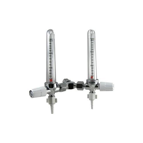 Flussometro doppio - F1602 - Oxylitre Ltd. - di ossigeno / medico / portatile