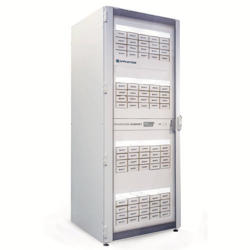 Armadio per apparecchi medici - V3370.3D - Spacecode SA - per ospedale / con sportello / automatizzato