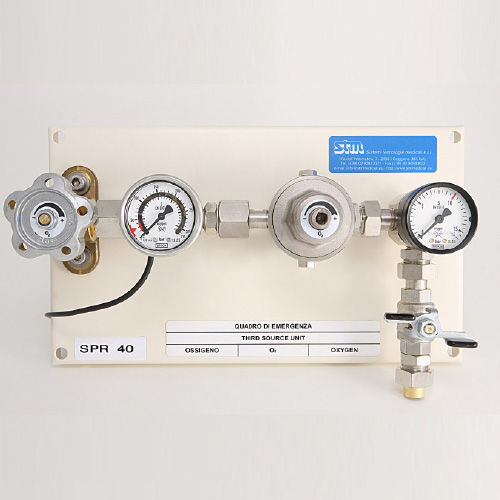 Unità di distribuzione di ossigeno - QRI-04 series - STM - Sistemi Tecnologie Medicali - N2O / CO2 / a muro