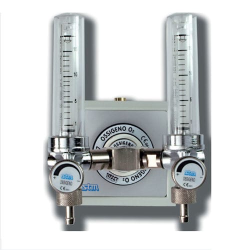 Flussometro ad area variabile - FLUX - 0032 - STM - Sistemi Tecnologie Medicali - doppio / di ossigeno / d'aria