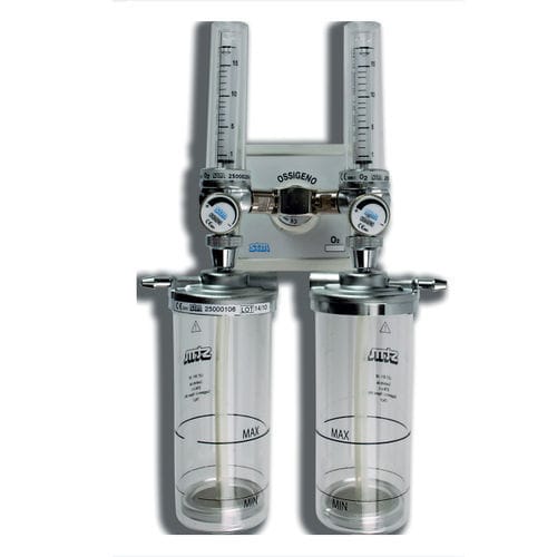 Flussometro doppio - STM - Sistemi Tecnologie Medicali - di ossigeno / d'aria / per ospedali