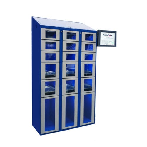 Armadietto di stoccaggio - LockerSense™ - Supply Point Systems Ltd. - per ospedale / fisso / in acciaio inossidabile