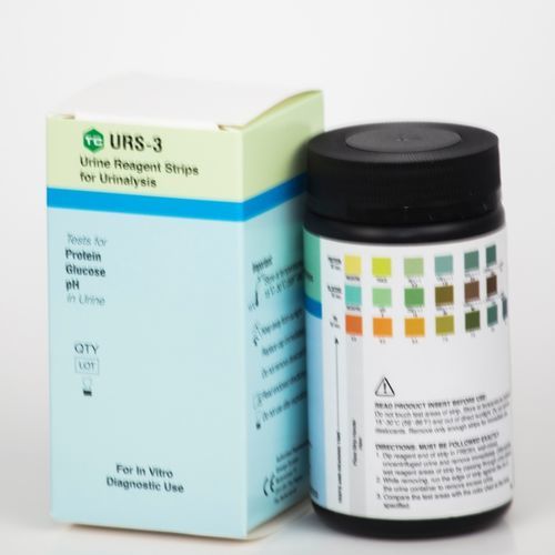 Striscia analitica per analisi di urina - URS-3-100 - Teco Diagnostics - per glicosuria / per proteinuria / di pH