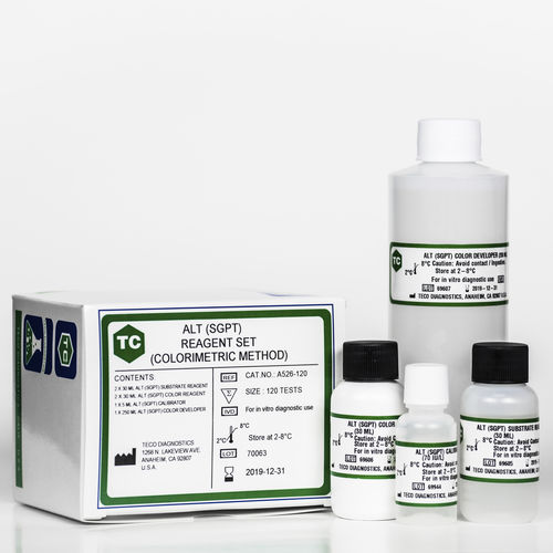Reagente in soluzione - A526-120 - Teco Diagnostics - di campioni di sangue / per chimica clinica / per colorimetria