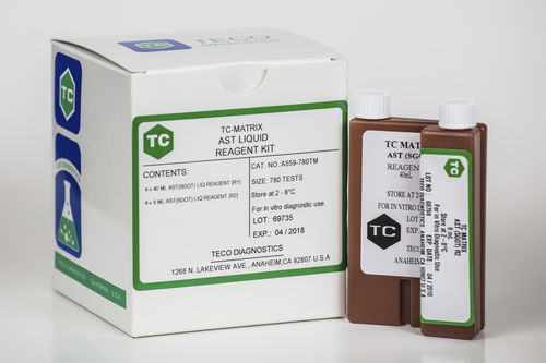 Reagente in soluzione - A559-780TM - Teco Diagnostics - di campioni di sangue / per chimica clinica / liquido