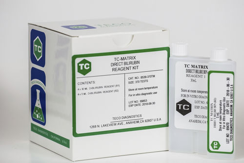 Kit di reagenti in soluzione - B538-370TM - Teco Diagnostics - di campioni di sangue / per chimica clinica / di bilirubina