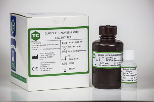 Kit di reagenti in soluzione - G520-480 - Teco Diagnostics - di campioni di sangue / per chimica clinica / liquido