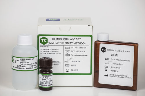 Kit di reagenti in soluzione - G560-125 - Teco Diagnostics - di campioni di sangue / per chimica clinica / liquido