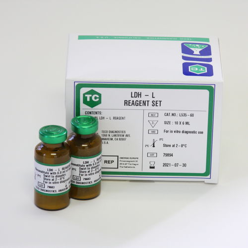 Kit di reagenti in soluzione - L535-60 - Teco Diagnostics - di campioni di sangue / per chimica clinica / in polvere