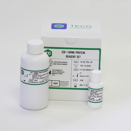 Kit di reagenti in soluzione - P615-480 - Teco Diagnostics - per campioni di urina / per chimica clinica / liquido