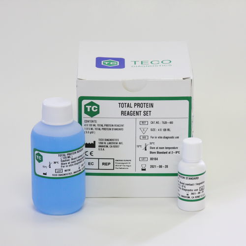 Kit di reagenti in soluzione - T528-480 - Teco Diagnostics - di campioni di sangue / per chimica clinica / per colorimetria