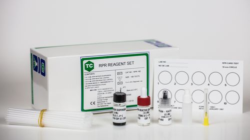 Test rapido della sifilide - RPR – 100 - Teco Diagnostics - della reagina plasmatica / al plasma