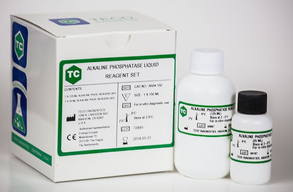 Kit di reagenti in soluzione - A504-150 - Teco Diagnostics - per chimica clinica / liquido / di fosfatasi alcalina