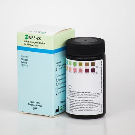 Striscia analitica per analisi di urina - URS-2K-100 - Teco Diagnostics - di urina / striscia reattiva