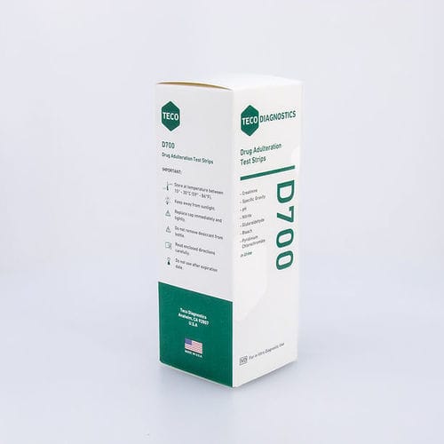 Test rapido antidroga - D700-25 - Teco Diagnostics - di creatinina / di nitrite NO2 / di pH