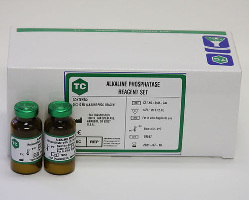 Kit di reagenti di fosfatasi alcalina - A505-240 - Teco Diagnostics - in soluzione / per chimica clinica