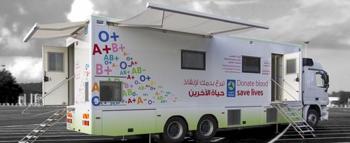Unità mobile ospedaliera per prelievo di sangue - toutenkamion - furgone