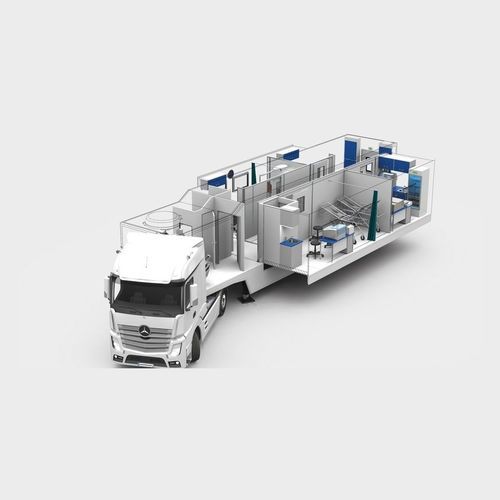 Unità mobile ospedaliera di rilevamento - toutenkamion - da laboratorio / camion