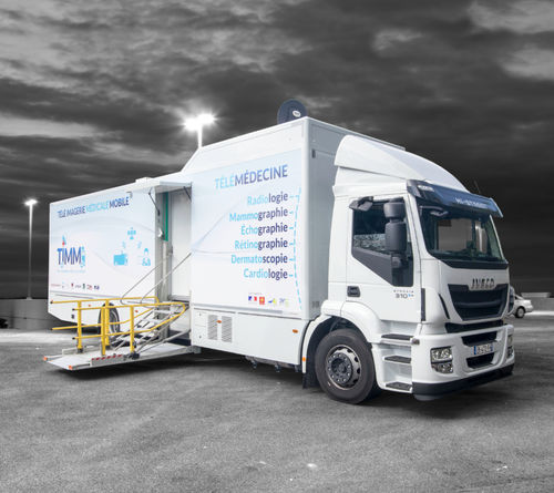 Unità mobile ospedaliera di diagnostica per imagini - toutenkamion - per cure ospedaliere / camion