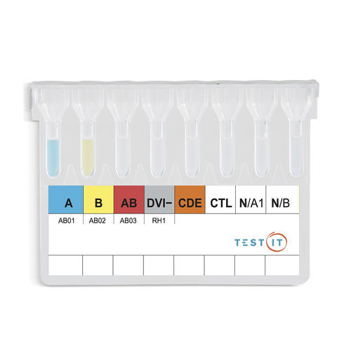 Kit di test per determinazione dei gruppi sanguigni - TG104 - Turklab Tibbi Malzemeler San. Tic. A.S.