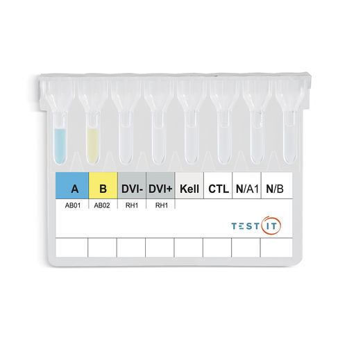 Kit di test per determinazione dei gruppi sanguigni - TG107 - Turklab Tibbi Malzemeler San. Tic. A.S.