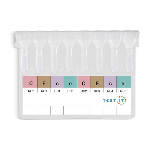 Kit di test per determinazione dei gruppi sanguigni - TG117 - Turklab Tibbi Malzemeler San. Tic. A.S.