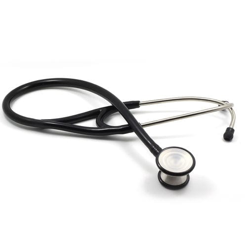 Stetoscopio cardiologico - MC-500 - Wuxi Medcare Instrument Co., Ltd. - a padiglione doppio / in acciaio inossidabile