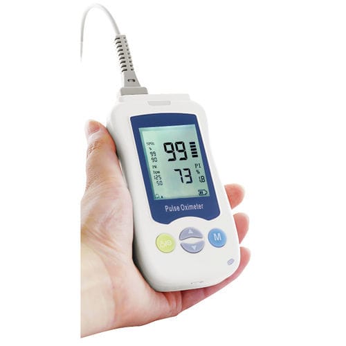 Pulsossimetro palmare - YK-820MINI-LCD - Yonker - compatto / per ospedale / per cure domiciliari