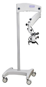 Microscopio diagnostico odontoiatrico - OMS2350 - Zumax Medical - con rotelle