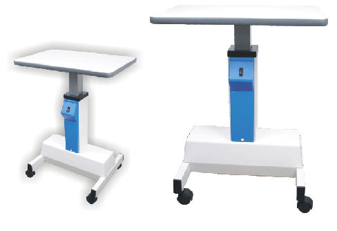 Tavolo oftalmico elettrico - Zumax Medical - con rotelle / ad altezza regolabile